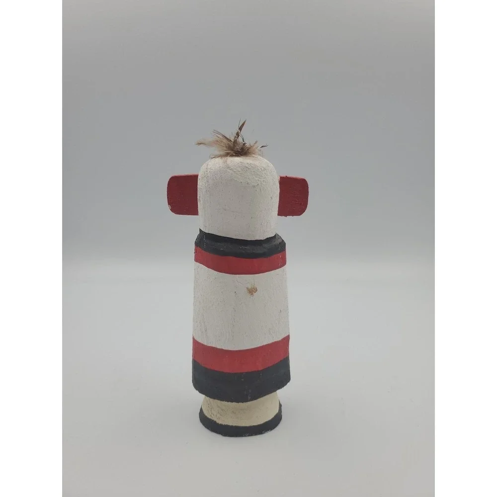Native American Hopi Southwest Kachina Doll L. POOLEY Hopi SNOW - Picture 5 of 10